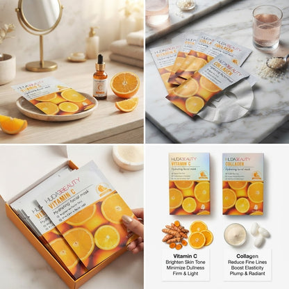 Huda Beauty Vitamin C & Collagen Facial Mask
